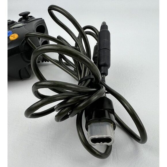 Original Wired Microsoft Xbox Controller S in Black No. X08-69873 - Picture 8 of 10